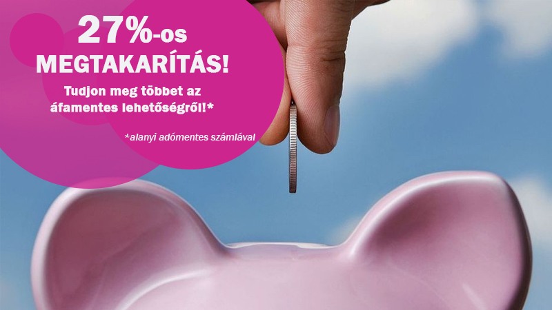 27% megtakarítás