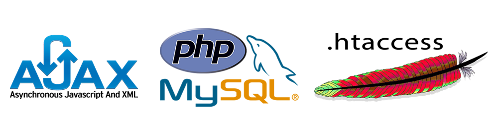 Ajax, PHP, MySQL, .htaccessm apache logó